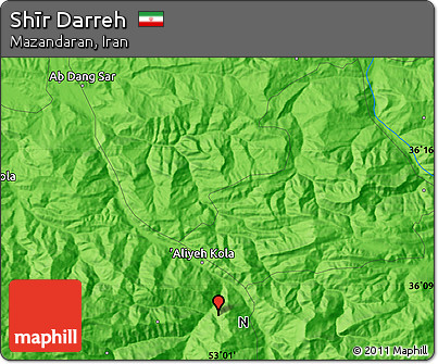 Political Map of Shīr Darreh