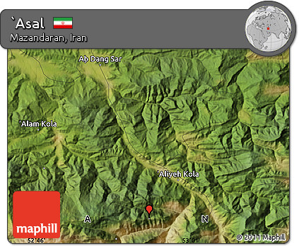Satellite Map of `Asal