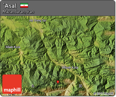 Satellite Map of `Asal