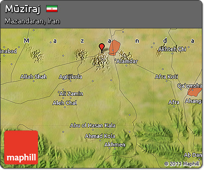 Satellite Map of Mūzīraj