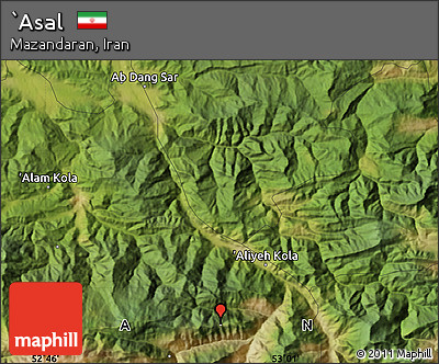 Satellite Map of `Asal