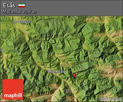 Satellite Map of Esās