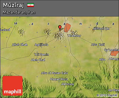 Satellite Map of Mūzīraj