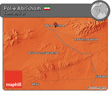 Political Map of Pol-e Abrīshom