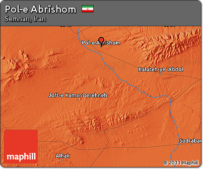 Political Map of Pol-e Abrīshom
