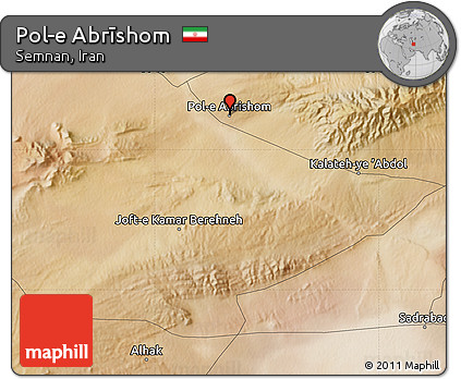 Satellite Map of Pol-e Abrīshom