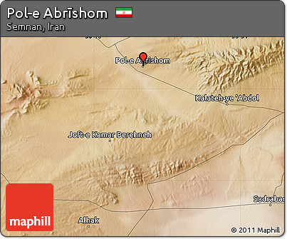 Satellite Map of Pol-e Abrīshom