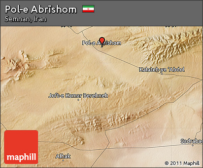 Satellite Map of Pol-e Abrīshom
