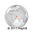 Outline Map of the Area around 36° 19' 55" N, 62° 7' 30" E, rectangular outline