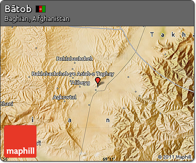 Satellite Map of Bātob