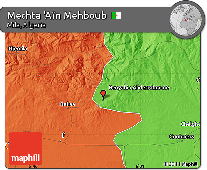 Political Map of Mechta 'Aïn Mehboub