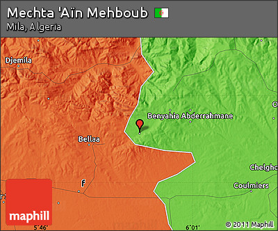 Political Map of Mechta 'Aïn Mehboub