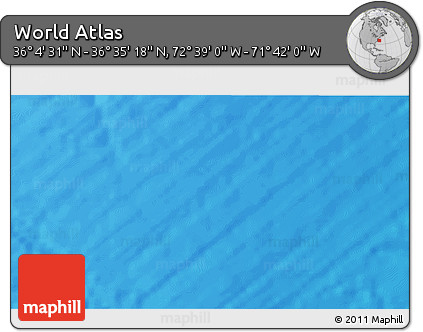 Shaded Relief 3D Map of the Area around 36° 19' 55" N, 72° 10' 30" W