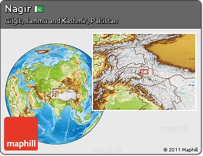 Physical Location Map of Nagir