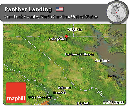 Satellite 3D Map of Panther Landing