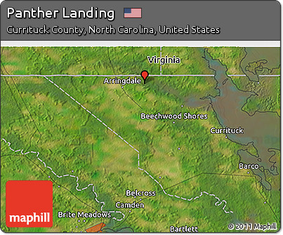 Satellite 3D Map of Panther Landing