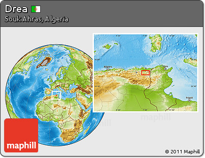 Physical Location Map of Drea