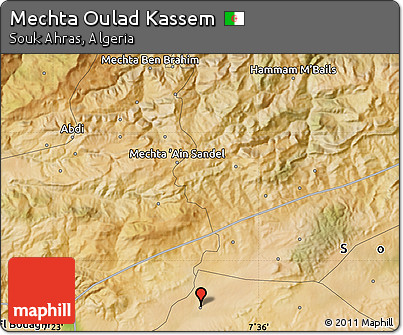 Satellite Map of Mechta Oulad Kassem