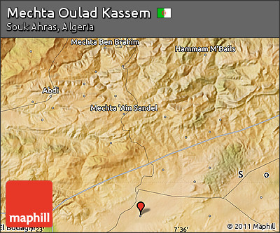 Satellite Map of Mechta Oulad Kassem