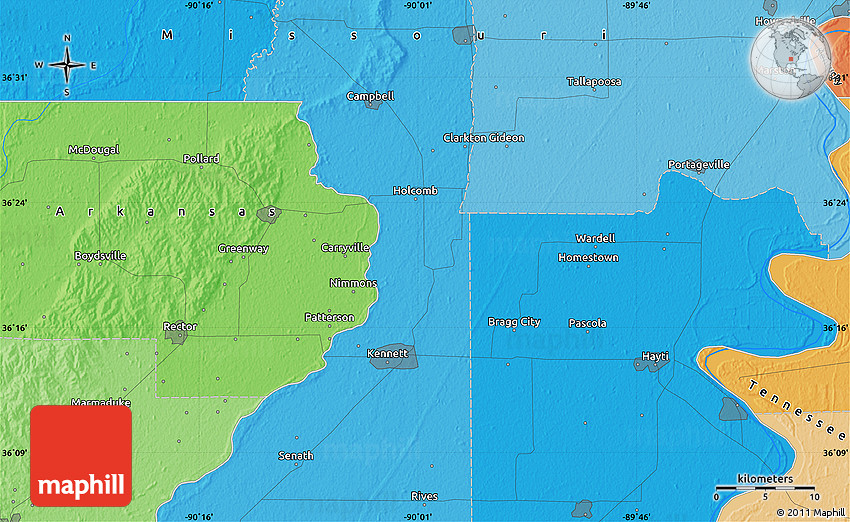 Political Map of Malden