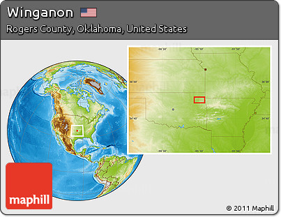 Physical Location Map of Winganon