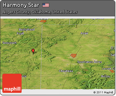 Satellite Panoramic Map of Harmony Star