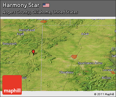 Satellite Panoramic Map of Harmony Star