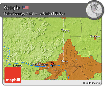 Physical 3D Map of Kengle