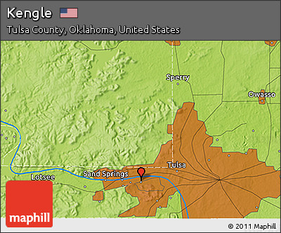 Physical 3D Map of Kengle