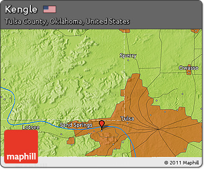 Physical 3D Map of Kengle
