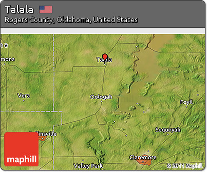 Satellite 3D Map of Talala