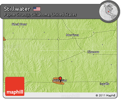 Physical 3D Map of Stillwater