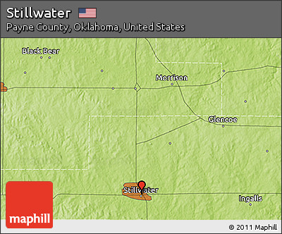 Physical 3D Map of Stillwater