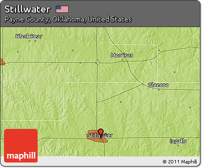 Physical 3D Map of Stillwater