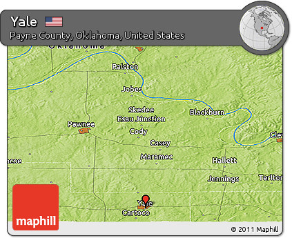 Physical Panoramic Map of Yale
