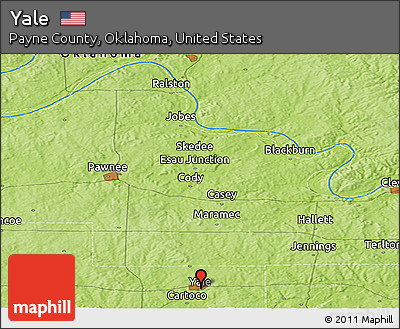 Physical Panoramic Map of Yale