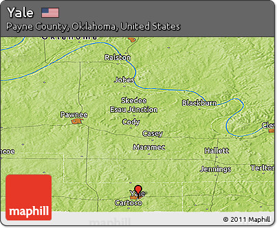 Physical Panoramic Map of Yale