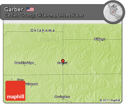 Physical 3D Map of Garber