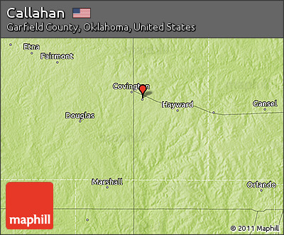 Physical 3D Map of Callahan