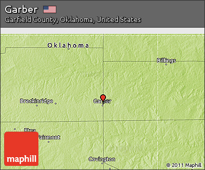 Physical 3D Map of Garber