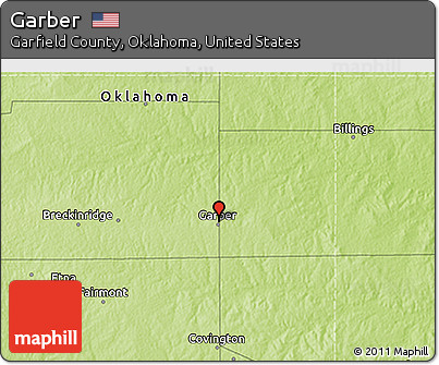 Physical 3D Map of Garber