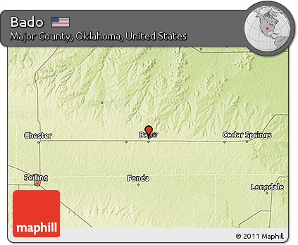 Physical 3D Map of Bado