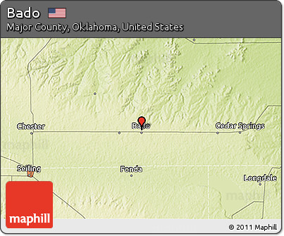 Physical 3D Map of Bado