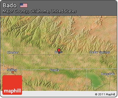 Satellite 3D Map of Bado