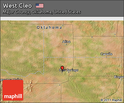 Satellite 3D Map of West Cleo