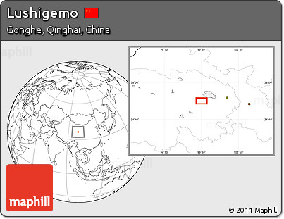 Blank Location Map of Lushigemo