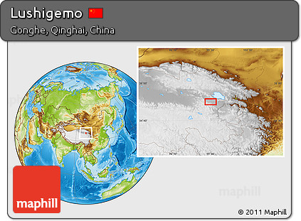 Physical Location Map of Lushigemo