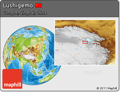Physical Location Map of Lushigemo