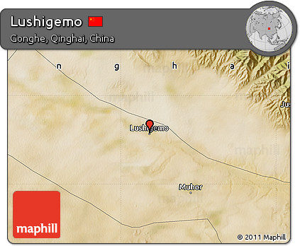 Satellite Map of Lushigemo