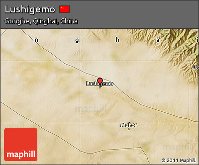 Satellite Map of Lushigemo